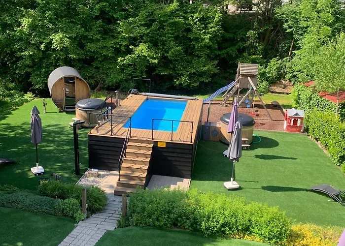 Holiday home Ferienhaeuser Glueck Auf, Sauna, Hottubs *